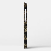 Coques Case-Mate iPhone Elégant Gold Mandala Black Design (Verso / Gauche)