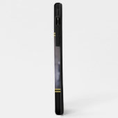 Coques Case-Mate iPhone Elegant Gold Signature Monogram with Photo (Dos/Gauche)