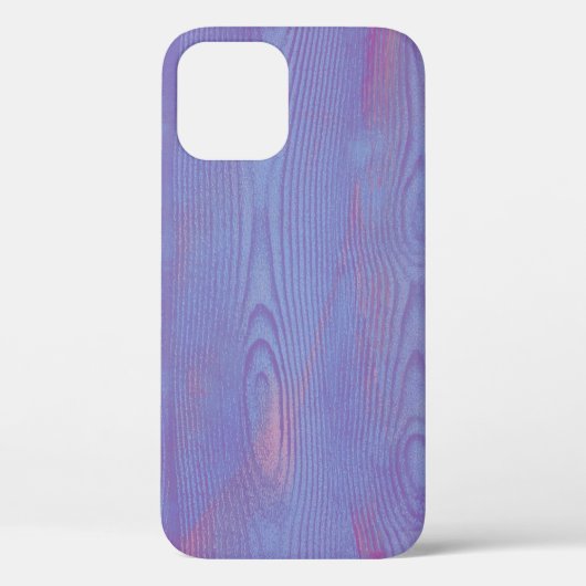 Coques Case-Mate iPhone Élégant grain de bois Abstrait Texture violet viol (Verso)