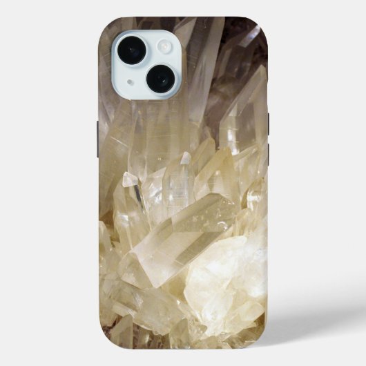Coques Case-Mate iPhone Élégant Graphique d'énergie Clair Quartz (Verso)