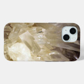 Coques Case-Mate iPhone Élégant Graphique d'énergie Clair Quartz (Verso (horizontal))