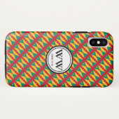 Coques Case-Mate iPhone Élégant GRENADA CARRIACOU Monogramme Vie abondante (Dos (Horizontal))