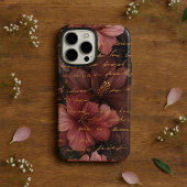 Coques Case-Mate iPhone Élégant Hibiscus victorien Romance