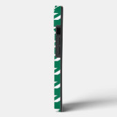 Coques Case-Mate iPhone Elégant Houndstooth Emerald (Verso / Gauche)