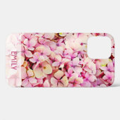 Coques Case-Mate iPhone Elégant Hydrangas Personnalisé (Verso (horizontal))