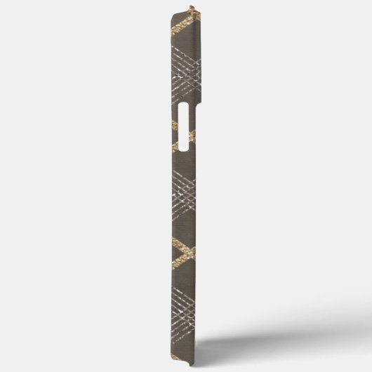 Coques Case-Mate iPhone Élégant Jacquard élégant Tartan Plaid Motif (Verso / Droite)