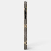 Coques Case-Mate iPhone Élégant Jacquard élégant Tartan Plaid Motif (Dos/Gauche)