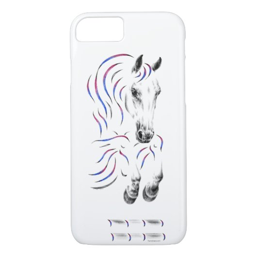Coques Case-Mate iPhone Élégant Jumper Horse (Dos)
