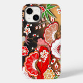 Coques Case-Mate iPhone Élégant Kimono d'automne japonais (Verso)