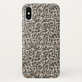 Coques Case-Mate iPhone Élégant léopard poster de animal motif (Dos)