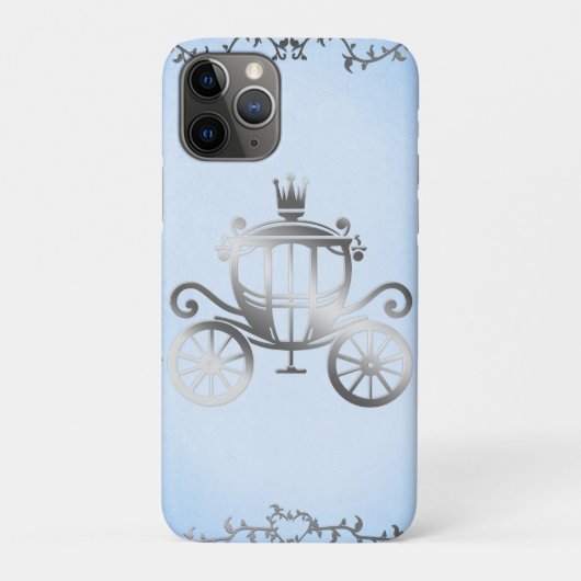 Coques Case-Mate iPhone Elégant livre de transport d'argent Blue Princess (Dos)