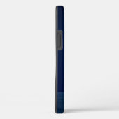 Coques Case-Mate iPhone Élégant Lotus Blanc Bleu (Verso / Droite)