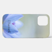 Coques Case-Mate iPhone Elégant Lotus Bleu (Verso (horizontal))