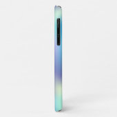 Coques Case-Mate iPhone Élégant Lotus Bleu Holographique (Dos/Gauche)