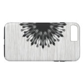 Coques Case-Mate iPhone Élégant Lotus noir Fleur bois élégant Floral (Dos (Horizontal))