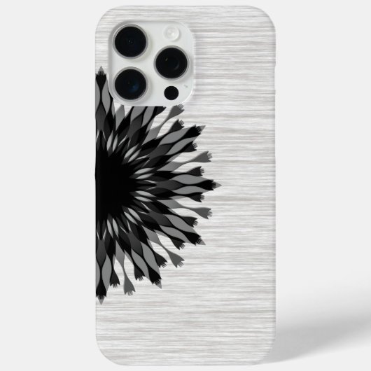 Coques Case-Mate iPhone Élégant Lotus noir Fleur bois élégant Floral (Verso)