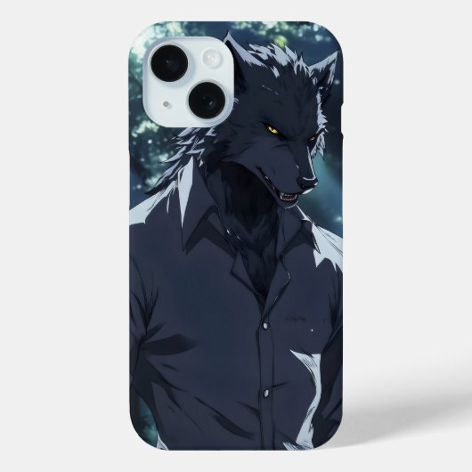 Coques Case-Mate iPhone Élégant loup-garou Anime (Verso)