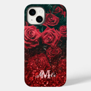 Coque Pour iPhone 14 Élégant magasin de fleurs de parties scintillant r