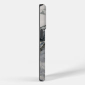 Coques Case-Mate iPhone Élégant marbre blanc Cool noir (Verso / Droite)