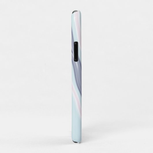 Coques Case-Mate iPhone Elégant marbre blanc rose moderne (Dos/Droite)