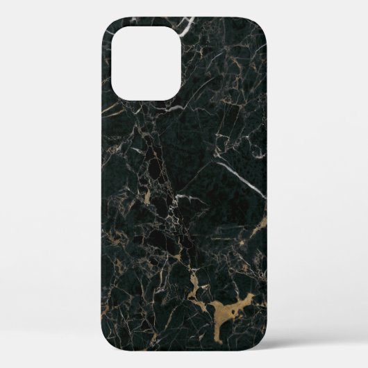 Coques Case-Mate iPhone Élégant marbre noir : Arrière - plan texturé (Verso)