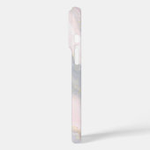 Coques Case-Mate iPhone Élégant marbre rose violet pastel personnalisable (Verso / Gauche)