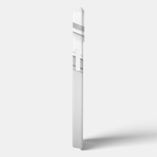 Coques Case-Mate iPhone Elégant métal 3D look Calligraphie Or Monogramme (Verso / Droite)