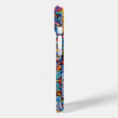 Coques Case-Mate iPhone Élégant mexicain talavera rouge carreaux jaune mon (Verso / Gauche)