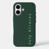 Coques Case-Mate iPhone Élégant minimaliste gris gris (Verso)