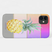 Coques Case-Mate iPhone Élégant Moderne Cool Ananas Rayé (Dos (Horizontal))