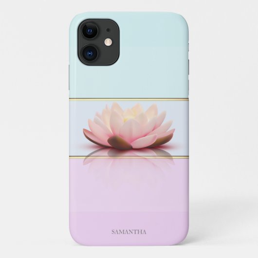 Coques Case-Mate iPhone Élégant Moderne En Grille, Ombre Lotus (Dos)