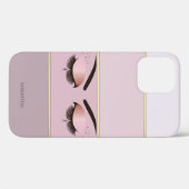 Coques Case-Mate iPhone Élégant Moderne En Rayures, Lashes (Verso (horizontal))