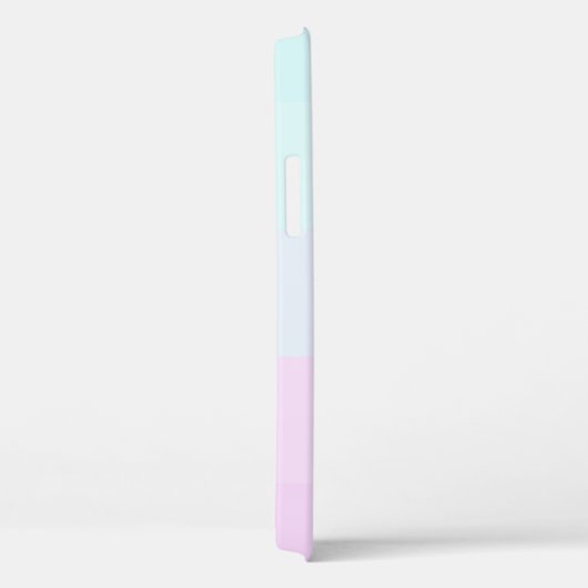 Coques Case-Mate iPhone Elégant moderne rayé, Bleu Parties scintillant Dri (Verso / Droite)