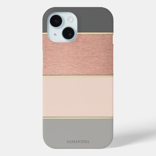 Coques Case-Mate iPhone Élégant Moderne Rayé Cool (Verso)