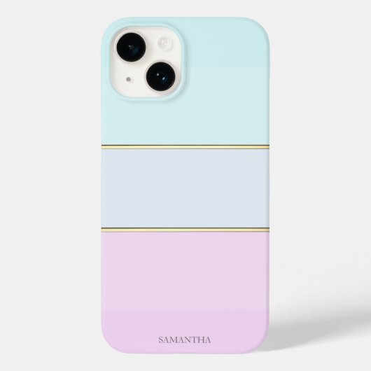 Coques Case-Mate iPhone Élégant Moderne Rayé, Ombré (Verso)