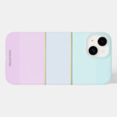 Coques Case-Mate iPhone Élégant Moderne Rayé, Ombré (Verso (horizontal))