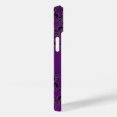 COQUES Case-Mate iPhone ÉLÉGANT MONOGRAM DE DOMMASQUES NOIR (Verso / Droite)
