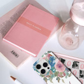 Coques Case-Mate iPhone Élégant Monogram M Pink Aqua Roses d'aquarelle