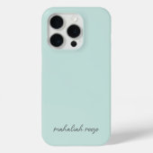 Coques Case-Mate iPhone Élégant Monogram Ocean Spray Script moderne (Verso)