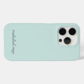 Coques Case-Mate iPhone Élégant Monogram Ocean Spray Script moderne (Verso (horizontal))