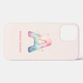 Coques Case-Mate iPhone Élégant Monogramme "A" - Boîtier téléphonique pers (Verso (horizontal))