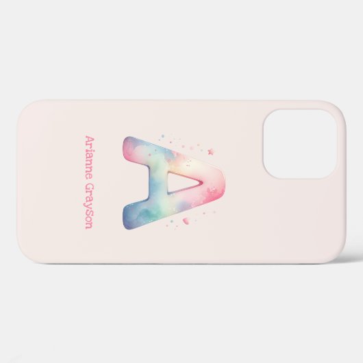 Coques Case-Mate iPhone Élégant Monogramme "A" - Boîtier téléphonique pers (Verso (horizontal))