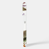 Coques Case-Mate iPhone Élégant Monogramme Bourgogne Aquarelle (Verso / Gauche)