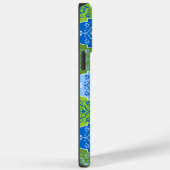 Coques Case-Mate iPhone Élégant monogramme Damas (Verso / Droite)