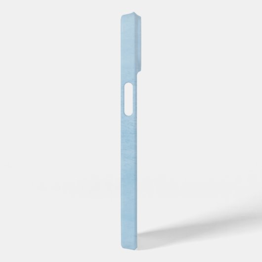 Coques Case-Mate iPhone Élégant monogramme de couronne | Bleu (Verso / Droite)