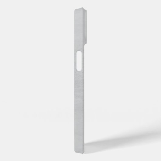 Coques Case-Mate iPhone Élégant monogramme de couronne | Gris (Verso / Droite)