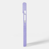Coques Case-Mate iPhone Élégant monogramme de couronne | Violet (Verso / Gauche)
