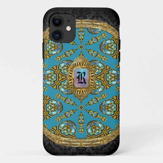 Coques Case-Mate iPhone Élégant Monogramme Elicorbets (Dos)