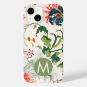Coques Case-Mate iPhone Élégant Monogramme Floral (Verso)