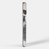 Coques Case-Mate iPhone Élégant Monogramme Floral Coque-Mate iPhone (Verso / Droite)